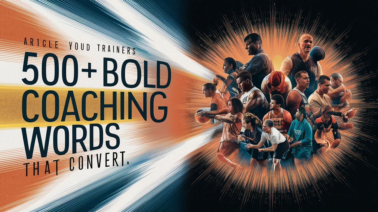 Bold Coaching Words That Convert