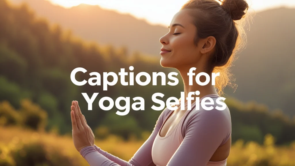 Captions for Yoga Selfies