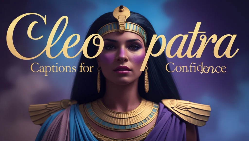 Cleopatra Captions for Confidence