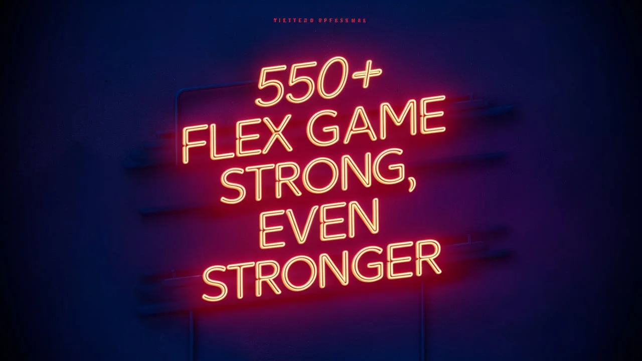 Flex Game Strong, Vibes Even Stronger