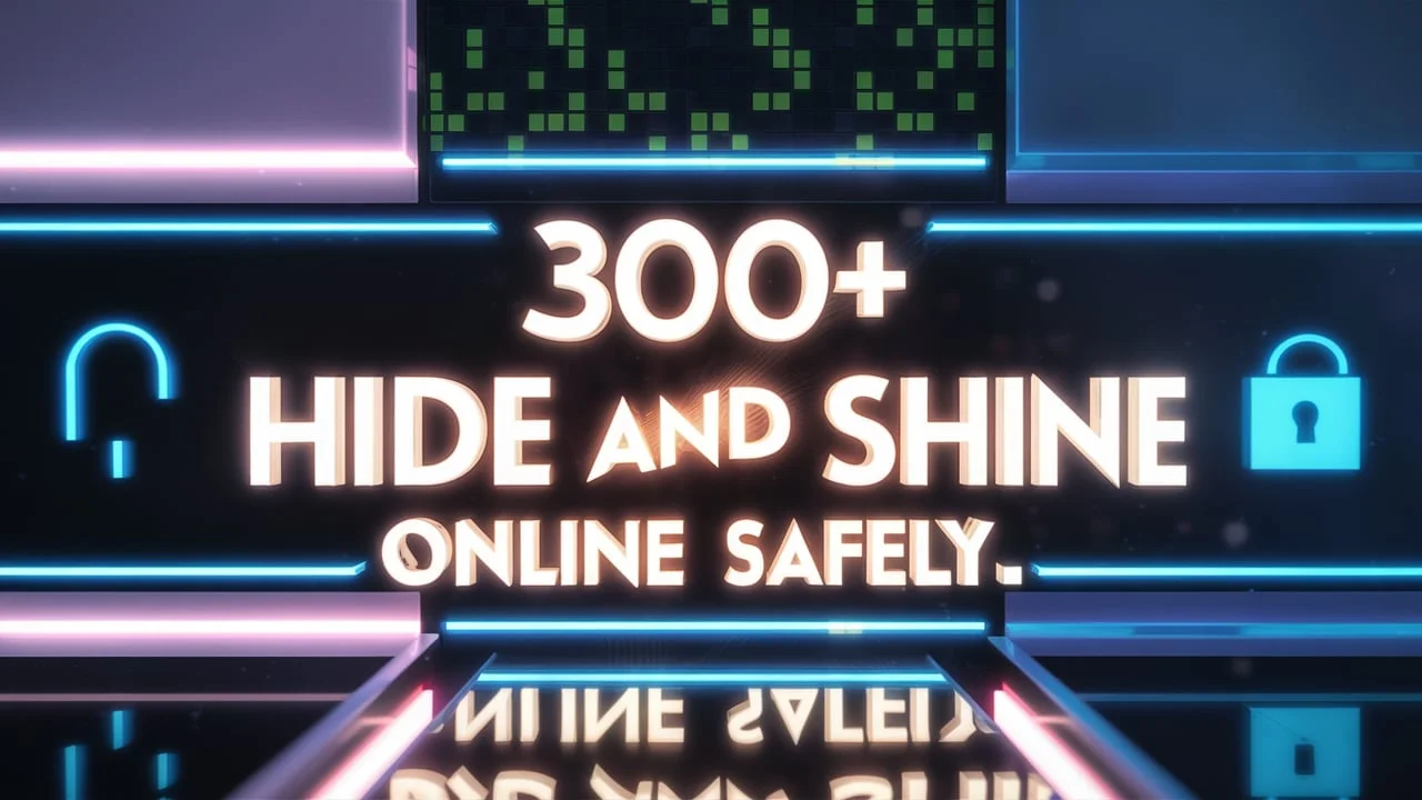 Hide and Shine Online Safely