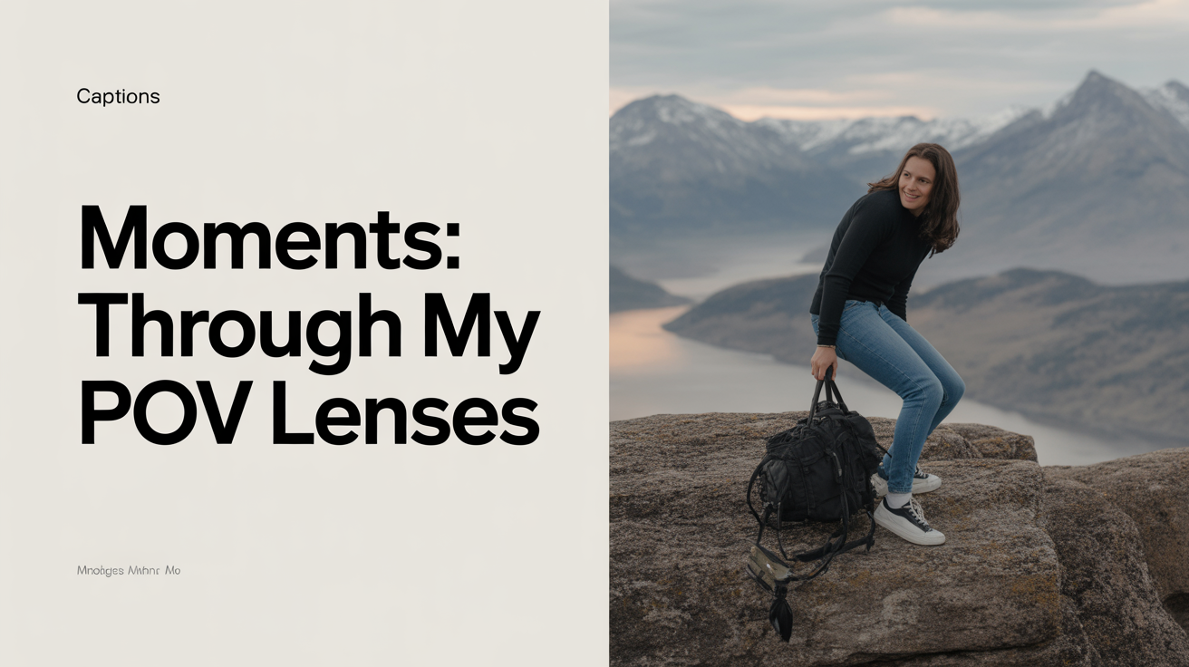 Moments Through My POV Lens