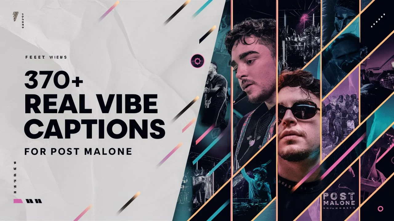 Real Vibe Captions for Post Malone