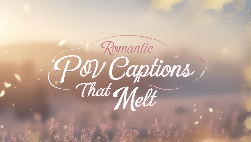 Romantic POV Captions That Melt