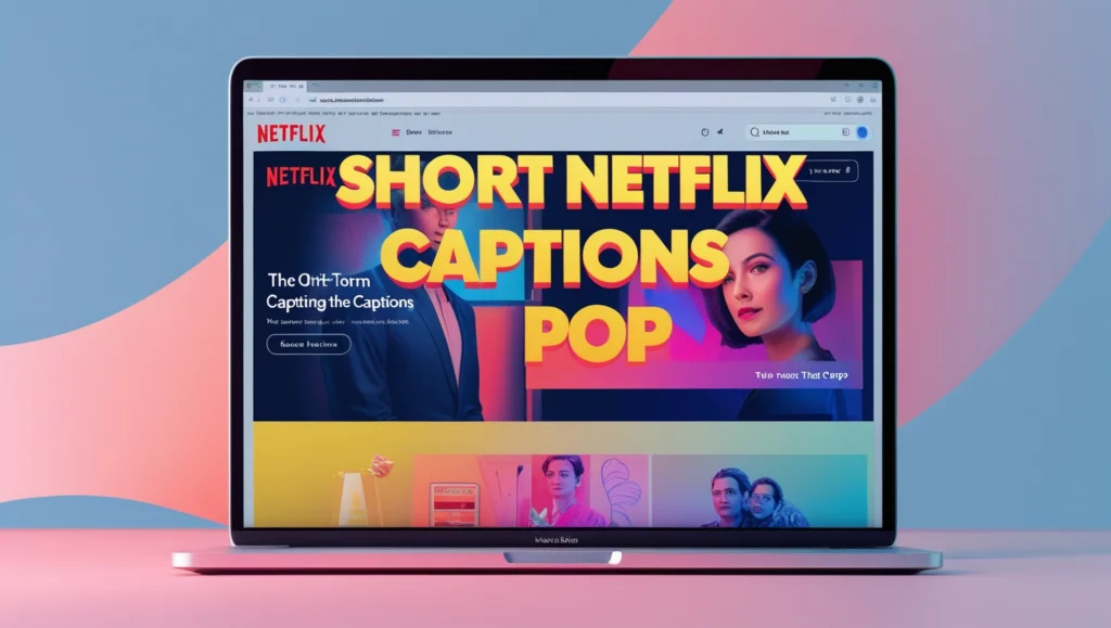 Short Netflix Captions That Pop