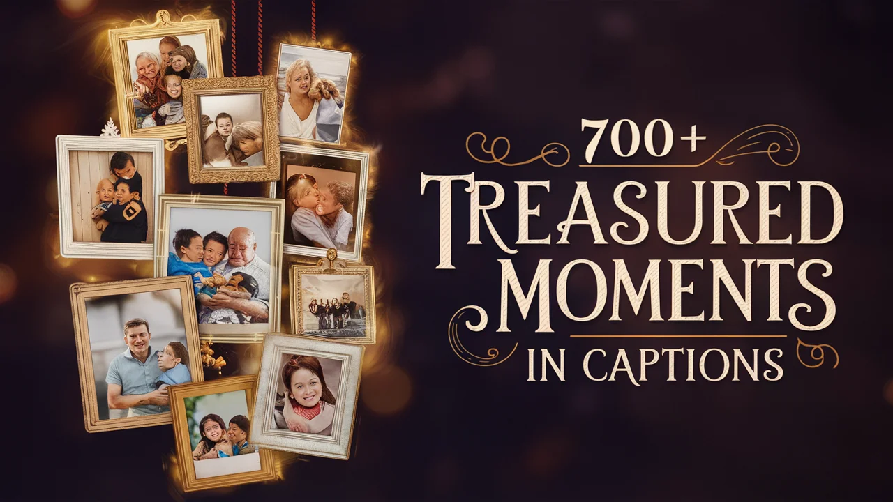 Treasured Family Moments in Captions