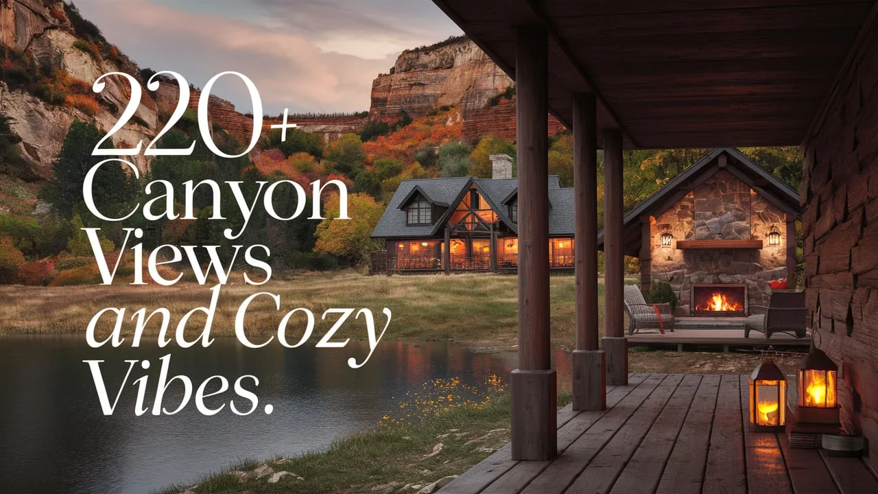 Canyon Views And Cozy Vibes