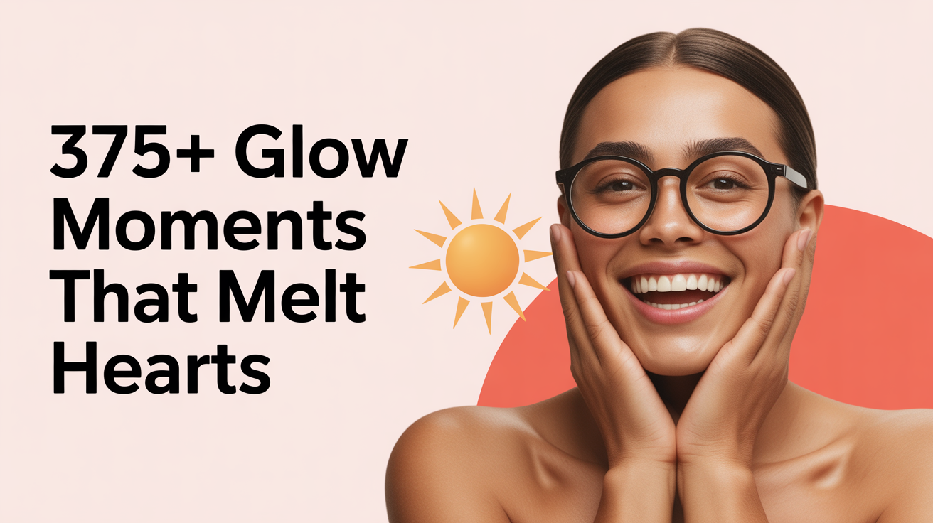 375+ Glow Moments That Melt Hearts