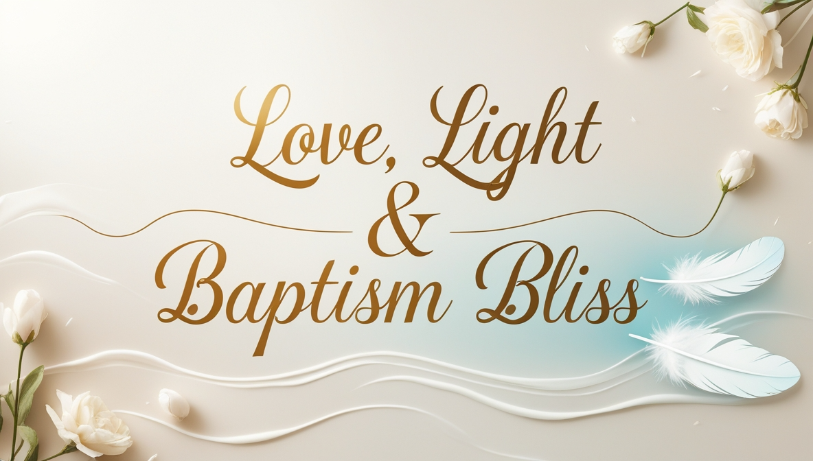 Love, Light & Baptism Bliss