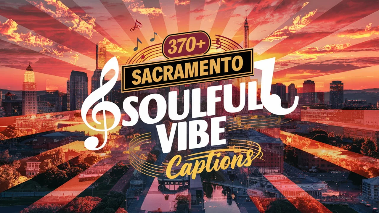 Sacramento Soulful Vibe Captions