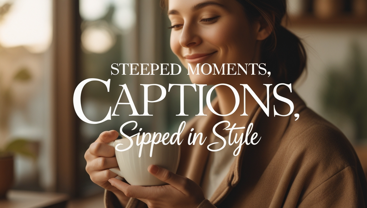 Steeped Moments, Sipped in Style