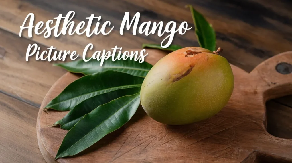 Aesthetic Mango Picture Captions