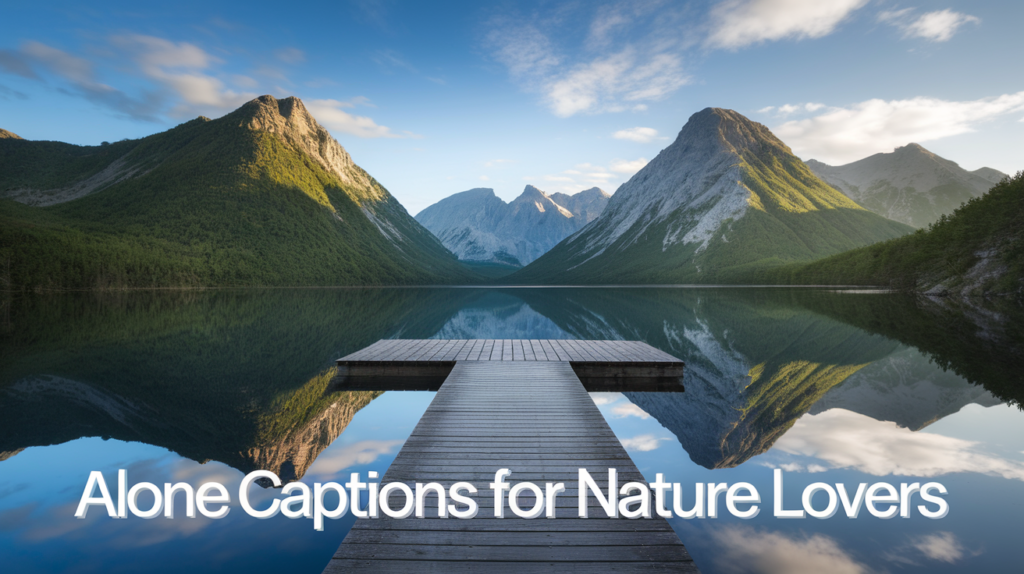 Alone Captions for Nature Lovers