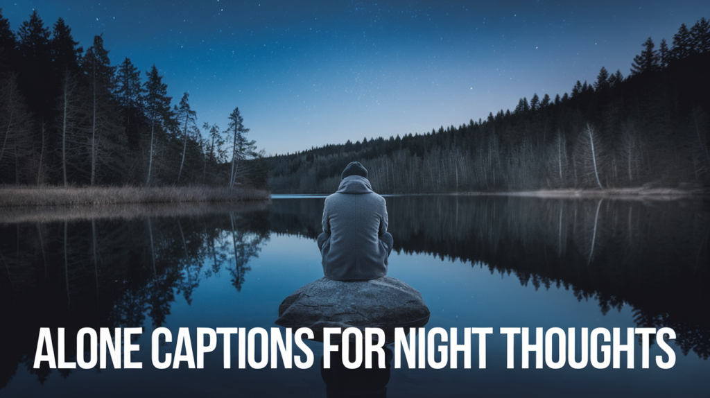 Alone Captions for Night Thoughts