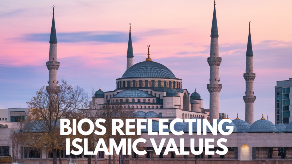 Bios Reflecting Islamic Values