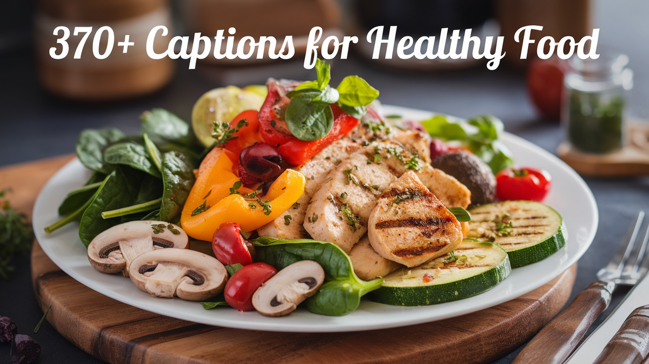 370+ Captions for Healthy Food
