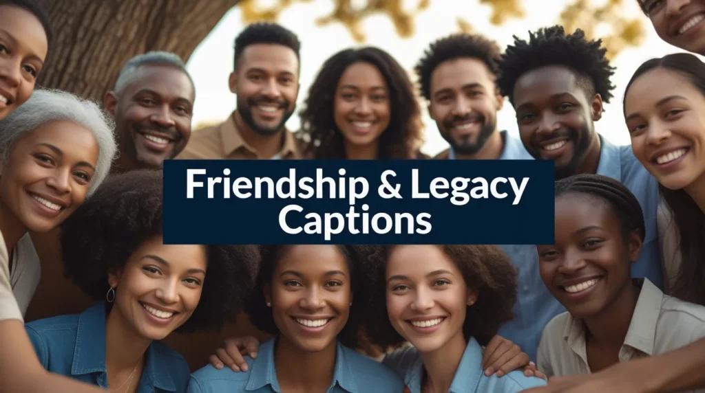 Friendship & Legacy Captions
