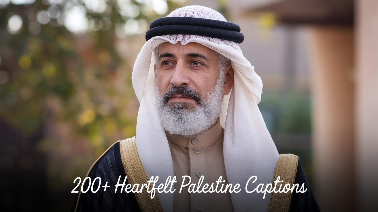 200+ Heartfelt Palestine Captions