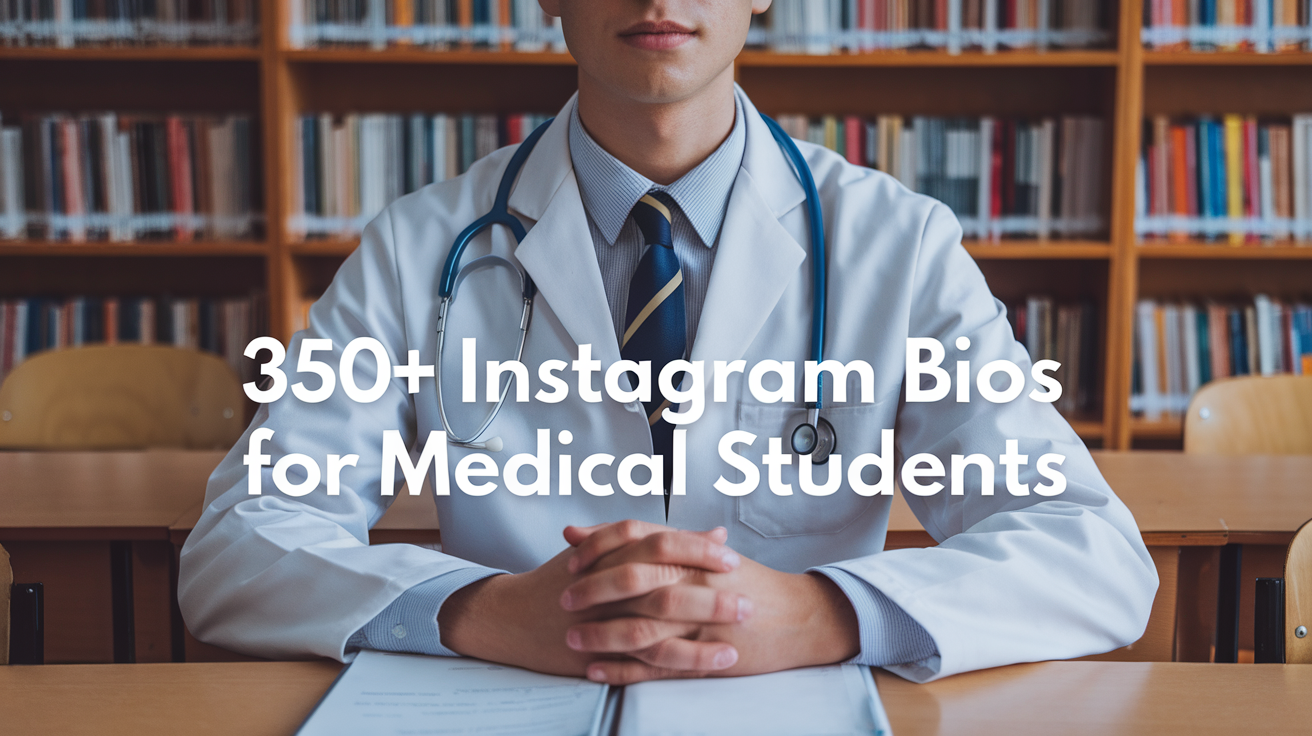 350+ Instagram Bios for Medical Students