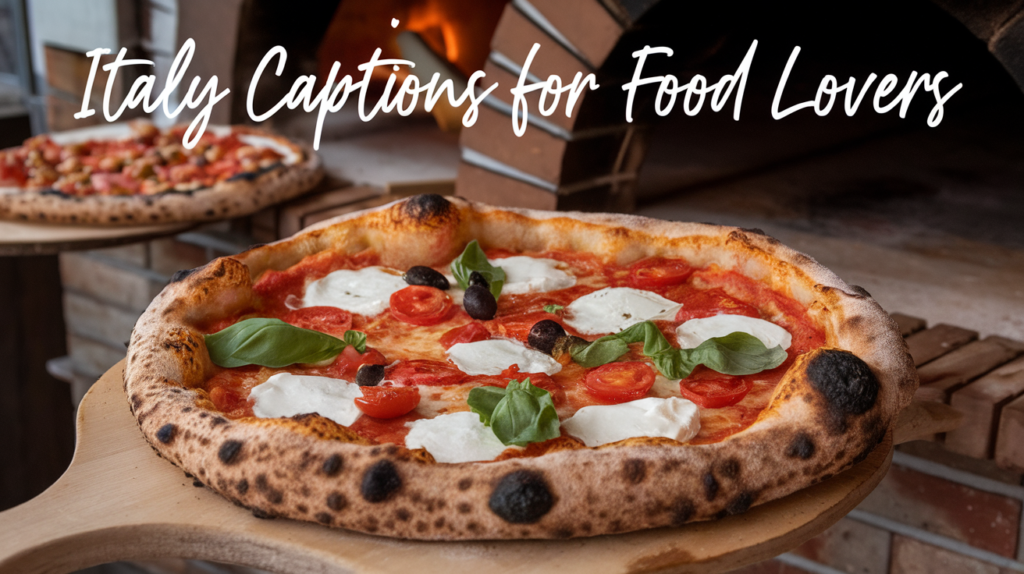 Italy Captions for Food Lovers