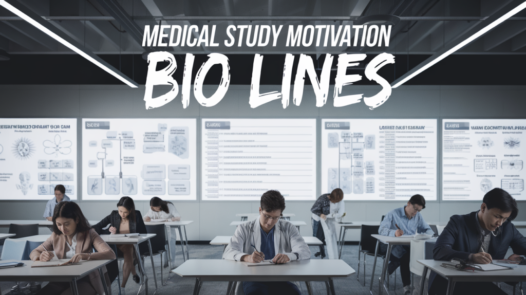 Medical Study Motivation Bio Lines