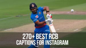 270+ Best RCB Captions for Instagram