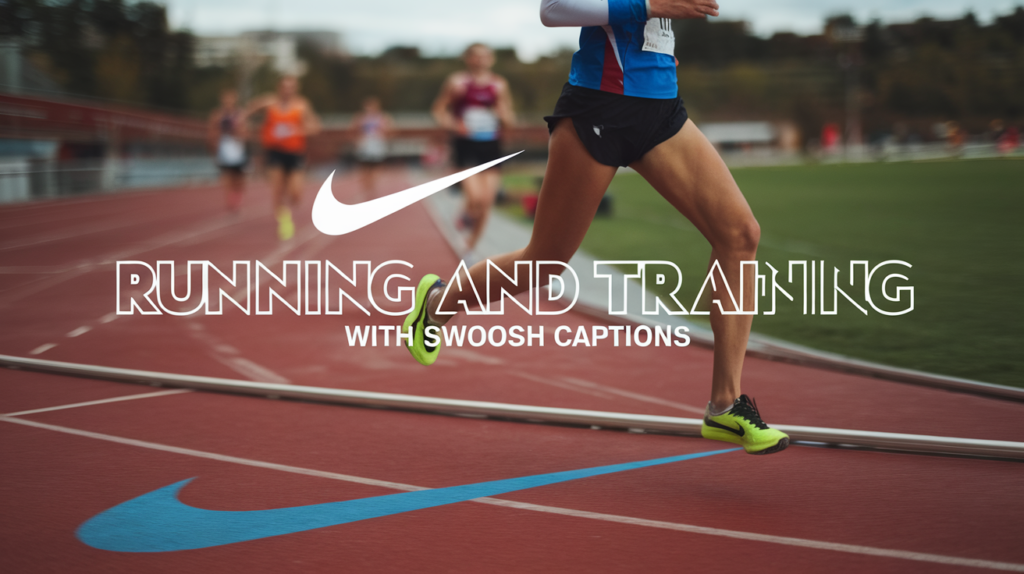 Running and Training with Swoosh Captions