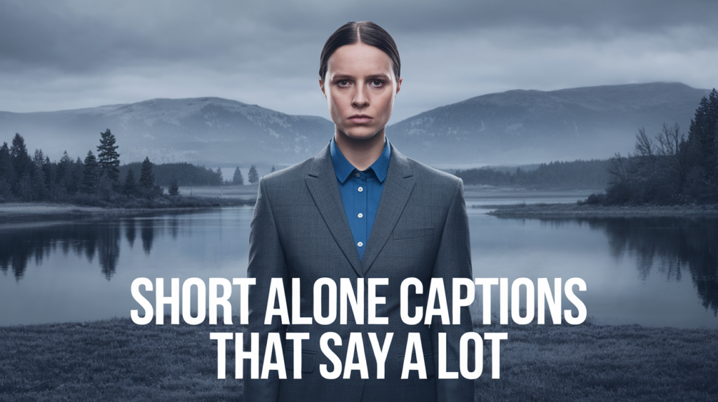 Short Alone Captions That Say A Lot