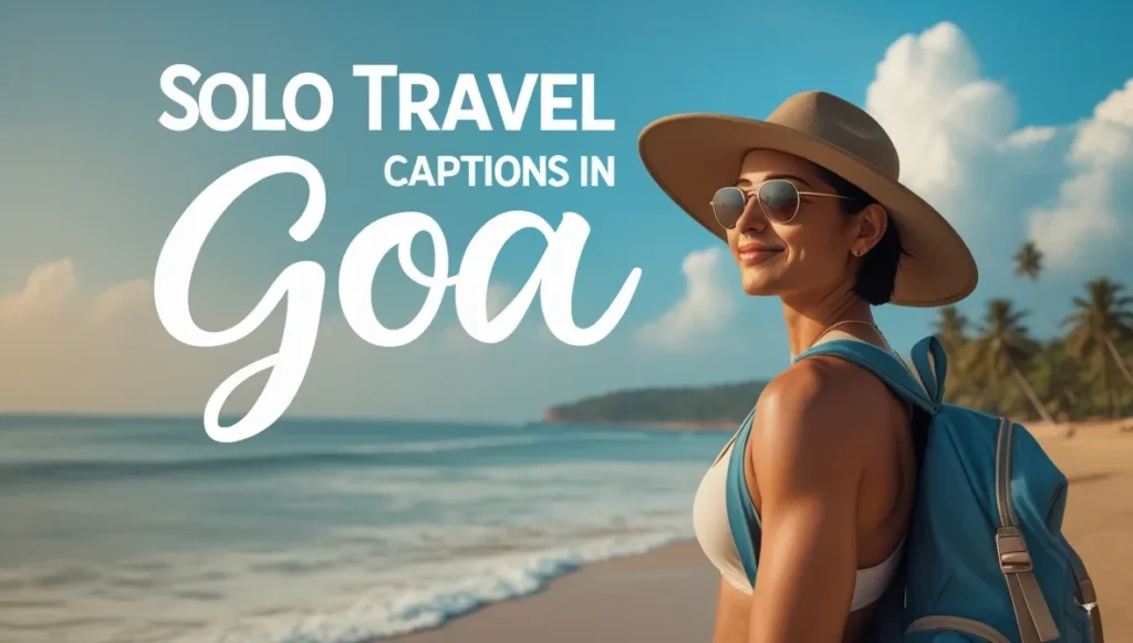 Solo Travel Captions in Goa