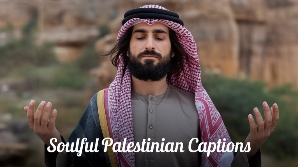 Soulful Palestinian Captions