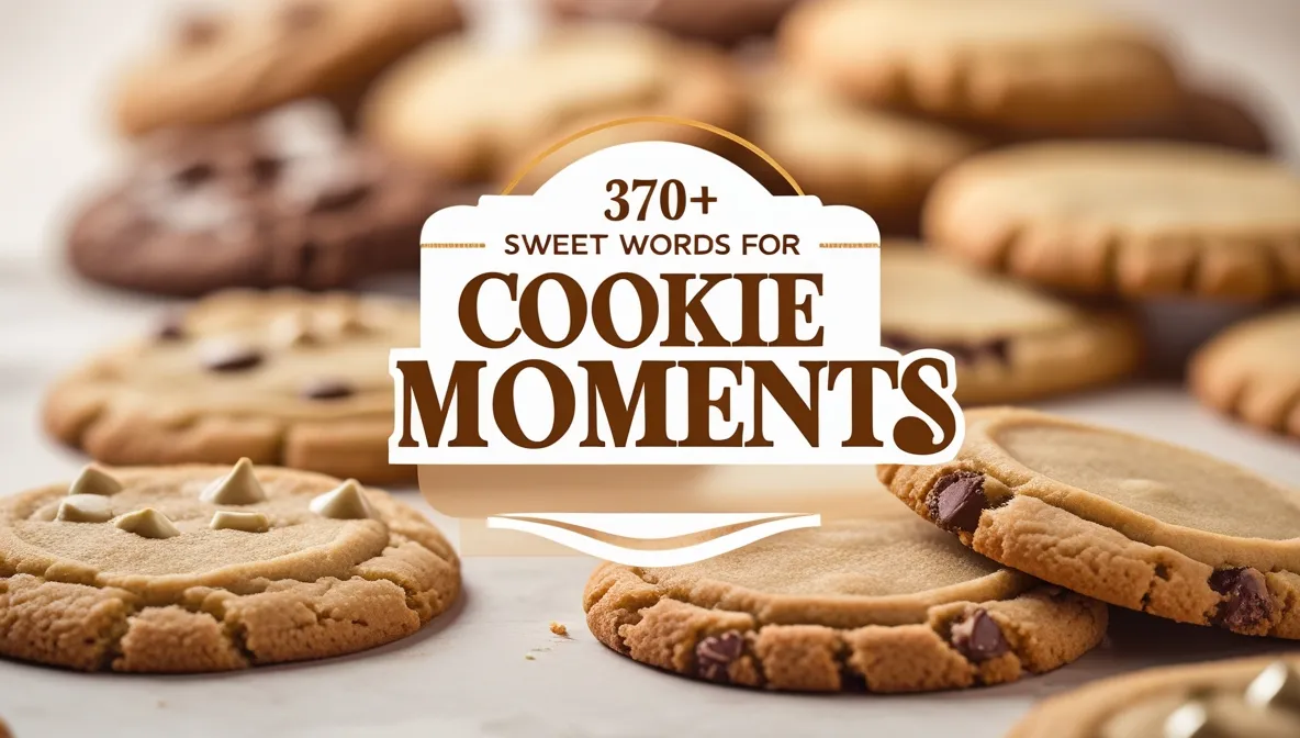 370+ Sweet Words for Cookie Moments
