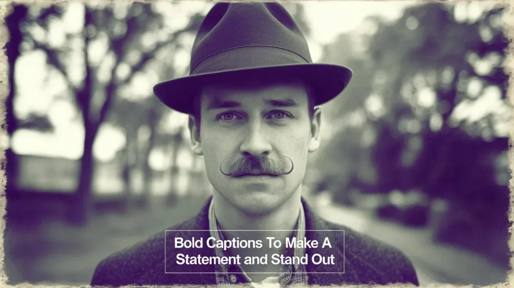 Bold Captions to Make a Statement and Stand Out