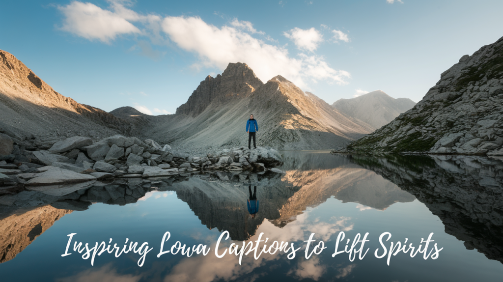 Inspiring Lowa Captions to Lift Spirits