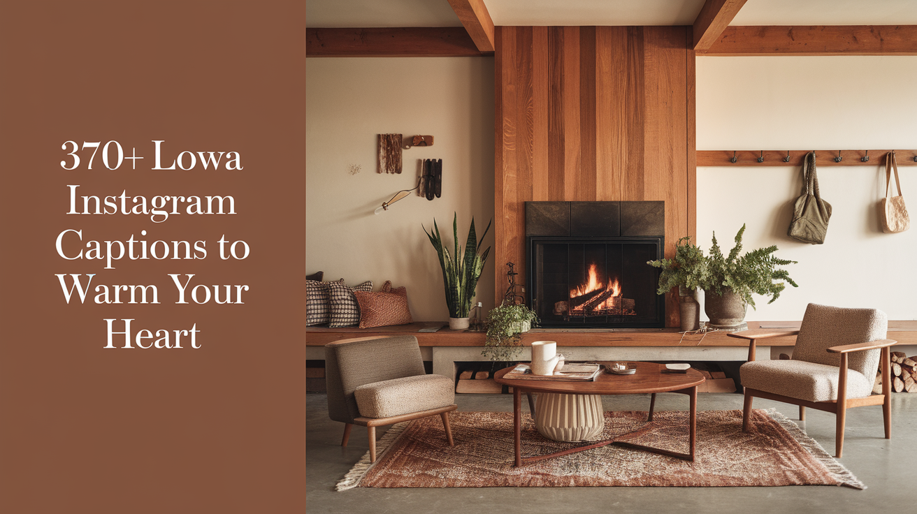 370+ Lowa Instagram Captions to Warm Your Heart