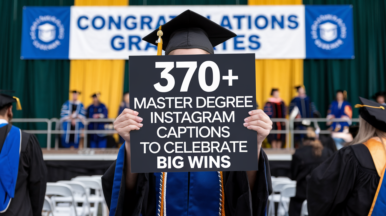370+ Master Degree Instagram Captions to Celebrate Big Wins