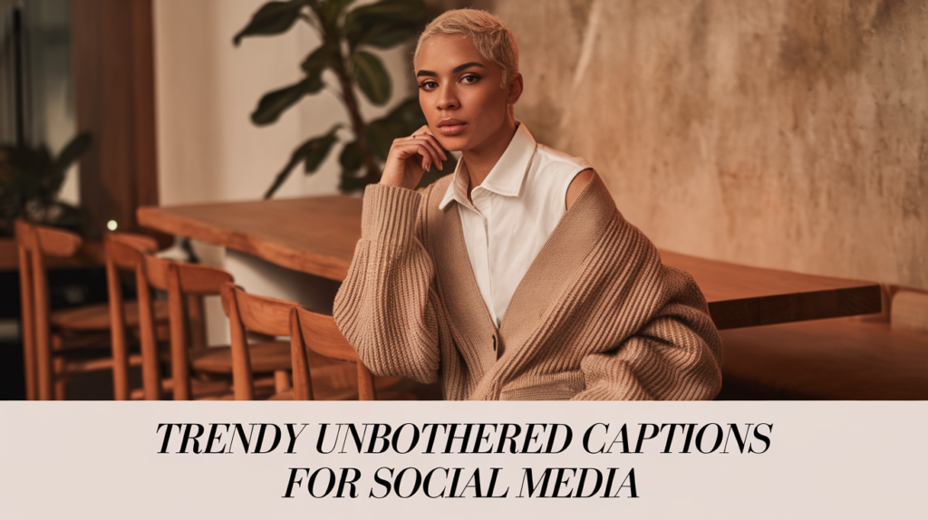 Trendy Unbothered Captions for Social Media
